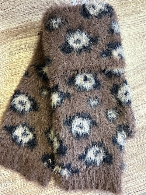 Mitaines Léo Marron