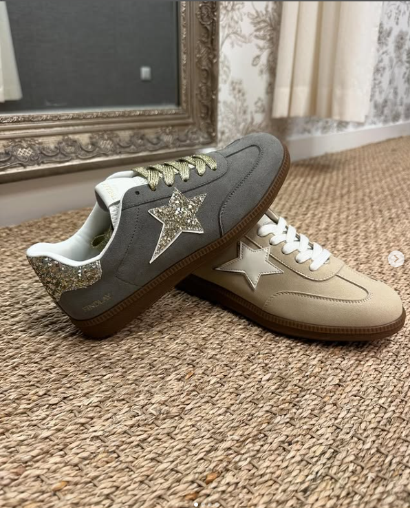 Baskets FINDLAY Grises Doré