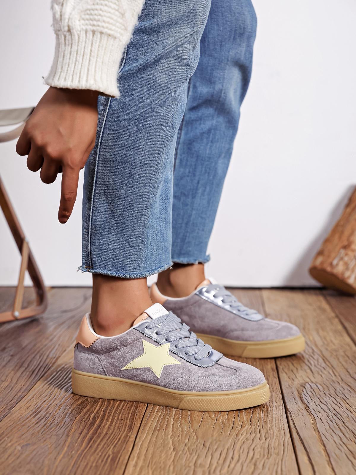 Baskets FINDLAY Étoile Gris