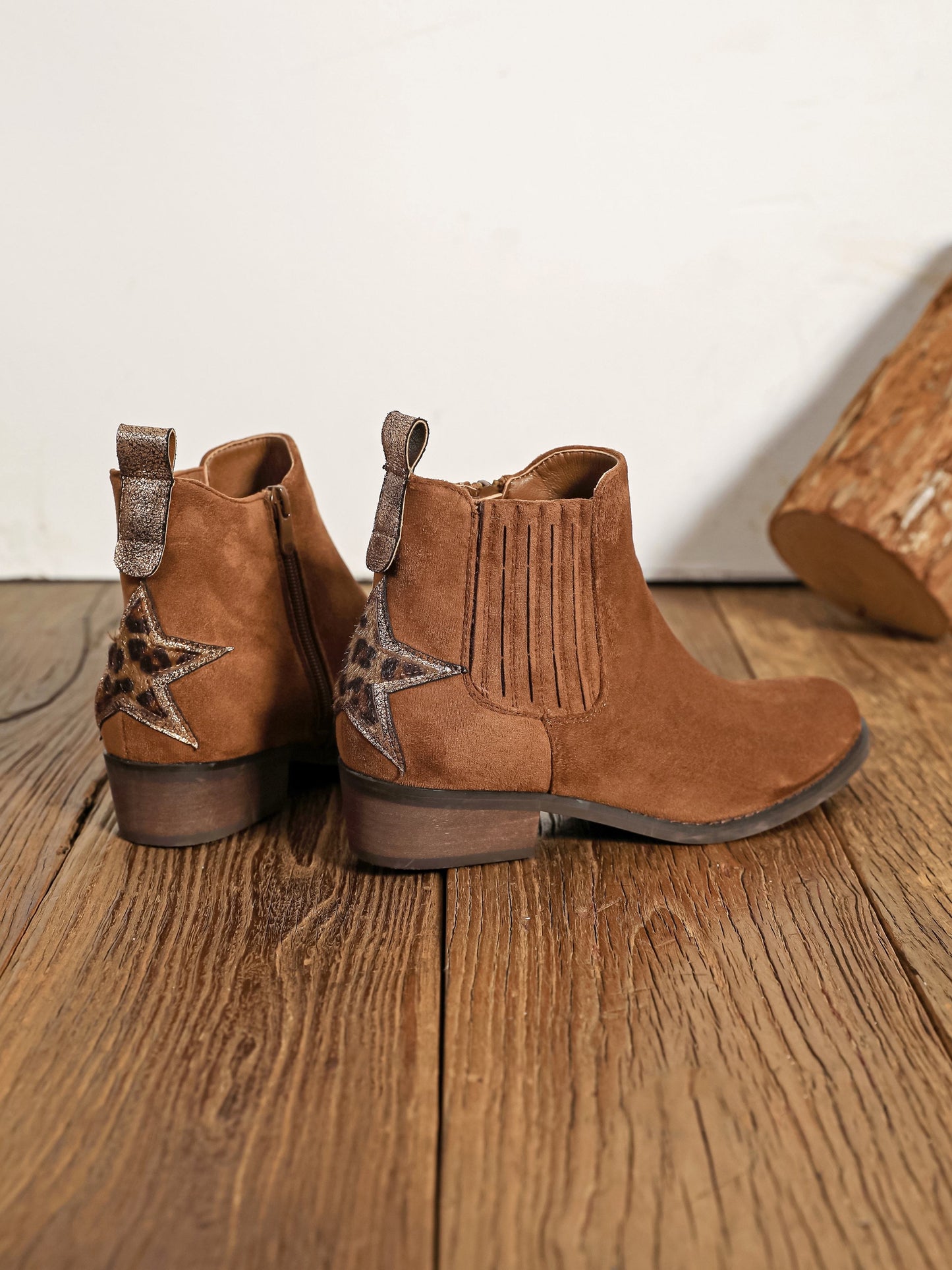 Bottines Basses FINDLAY Étoile Camel