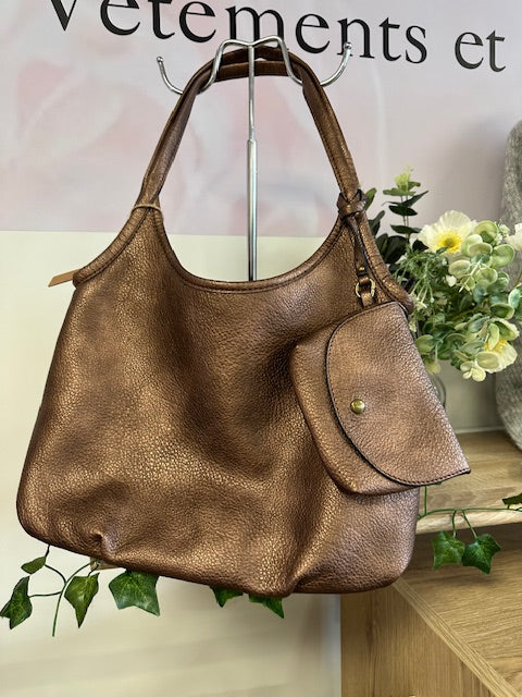 Grand Sac Cabas Bronze