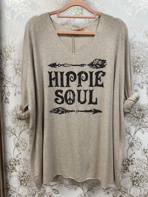 Pull Fin Creme Hippie Soul