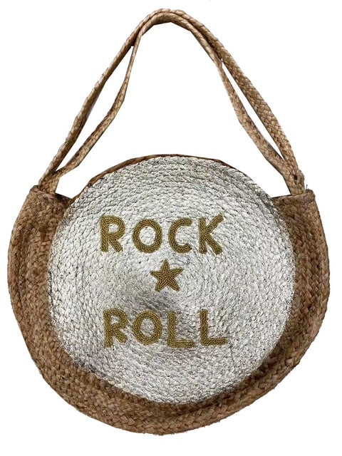 Sac Cabas Rond ROCK & ROLL