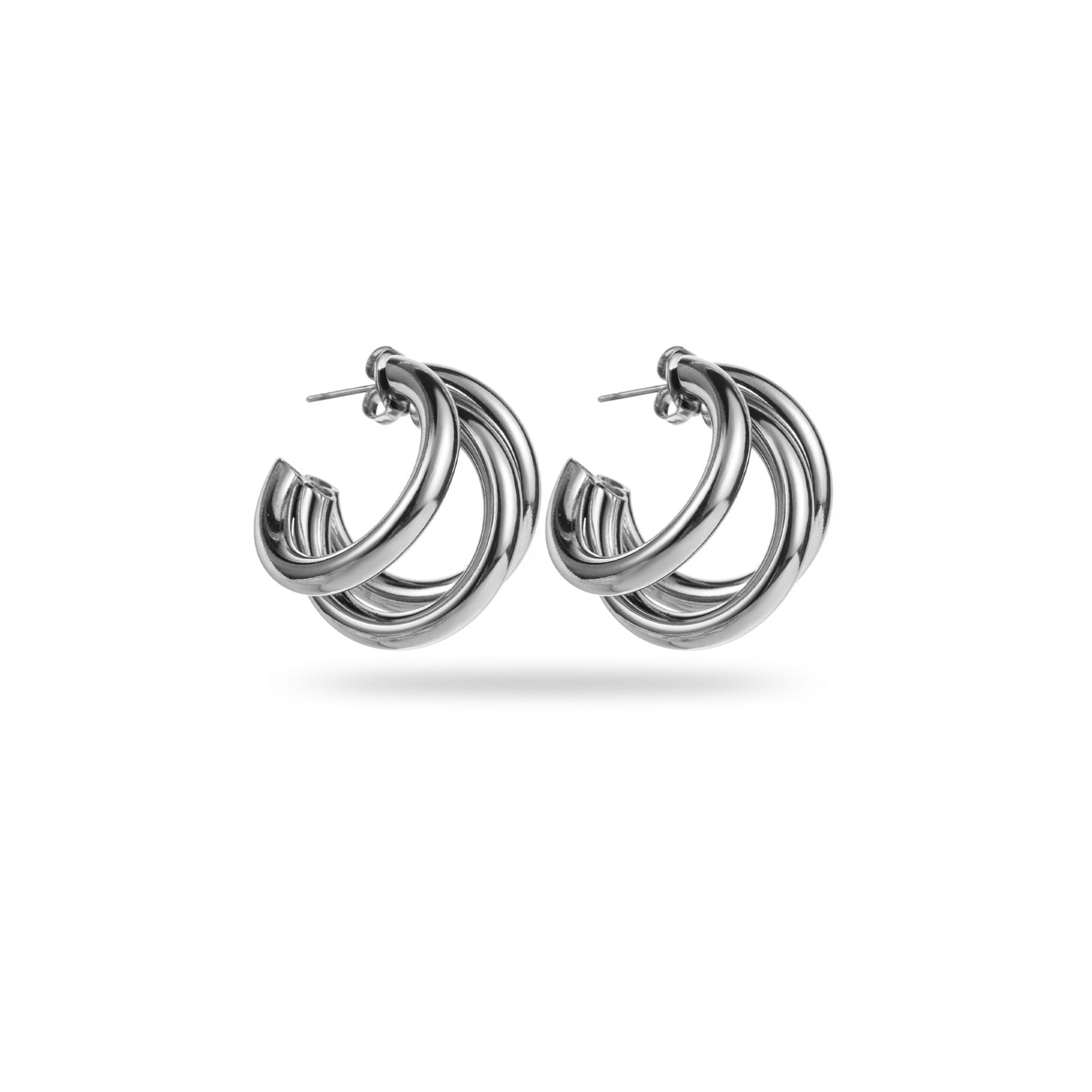 Boucles d'Oreilles Triple Créole