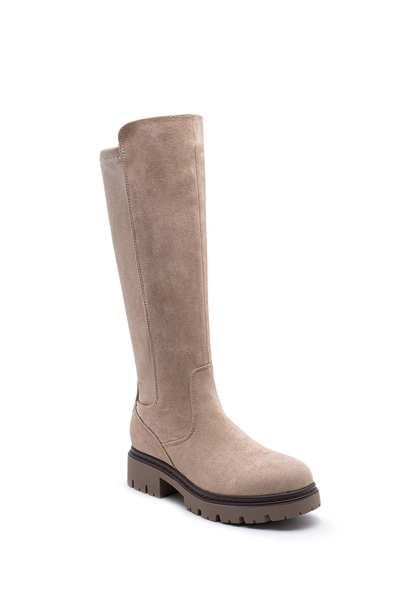 Bottes Hautes beige