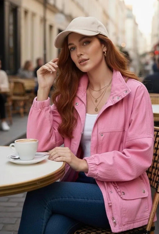 Veste Jean Rose